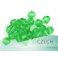 Brouené korálky Sluníka Bicone 5 mm Zelená SL_F5_1