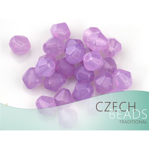 Brouen korlky Slunka Bicone 6 mm Fialov SL_F6_12