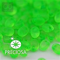 Preciosa SOLO 2,5 x 5 mm Zelená NEON MATT 00030-38756 10 g