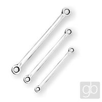 Spojovací díl ty�ka 40 mm 1 ks St�íbrná