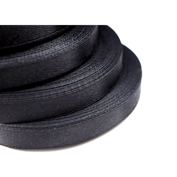 Stuha sat�n �ern� 10 mm