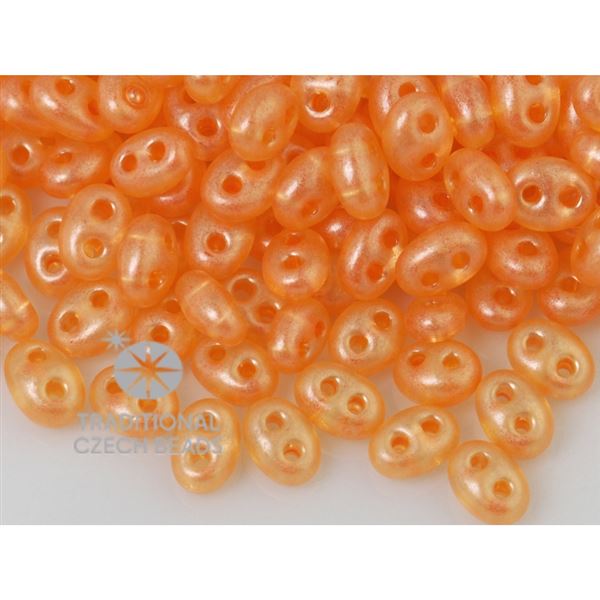 Preciosa kor�lky TWIN 2,5x5 mm Oran�ov� (08392) 10 g