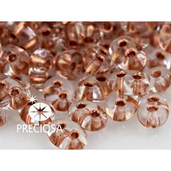 Preciosa kor�lky TWIN 2,5x5 mm Bronzov� (68105) 10 g