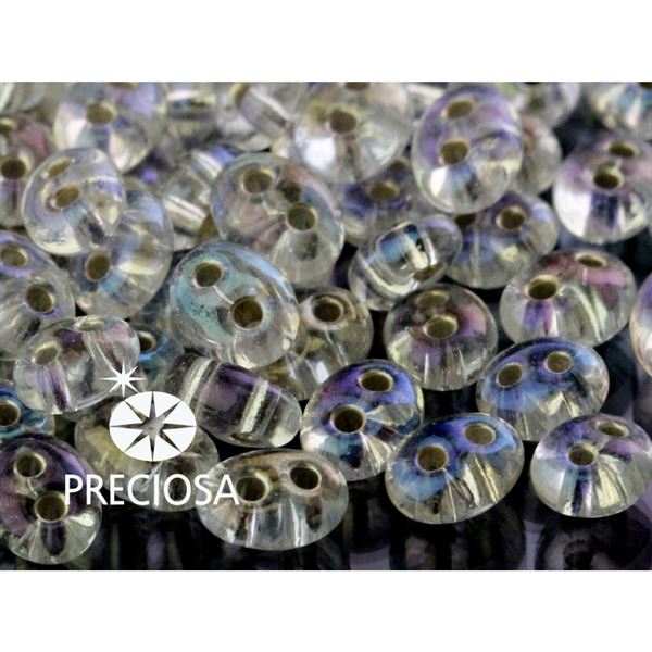 Preciosa korlky TWIN 2,5x5 mm ir listr (78109) 10 g