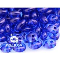 Preciosa korálky TWIN 2,5x5 mm Modrá (B3010) 10 g