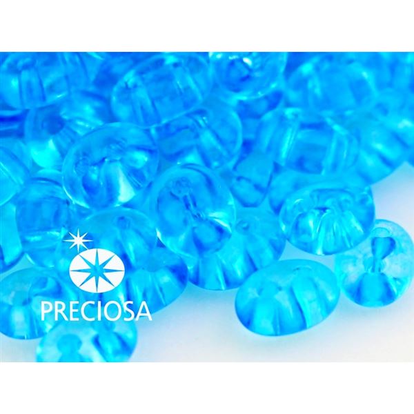 Preciosa kor�lky TWIN 2,5x5 mm Modr� (B6002) 10 g