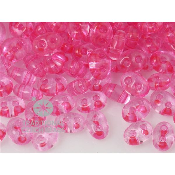 Preciosa kor�lky TWIN 2,5x5 mm R��ov� (B7015) 10 g