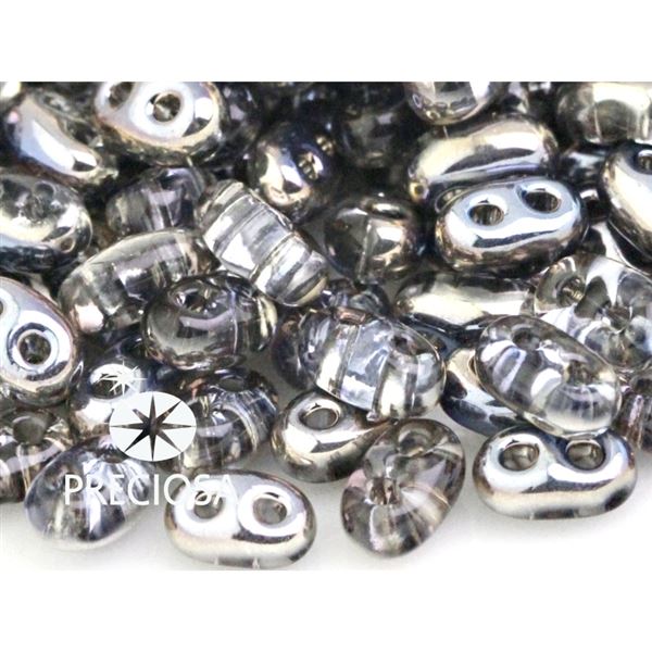 Preciosa kor�lky TWIN 2,5x5 mm St��brn� (20116) 10 g