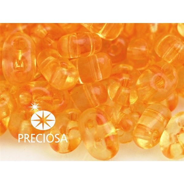 Preciosa kor�lky TWIN 2,5x5 mm Oran�ov� (01182) 10 g