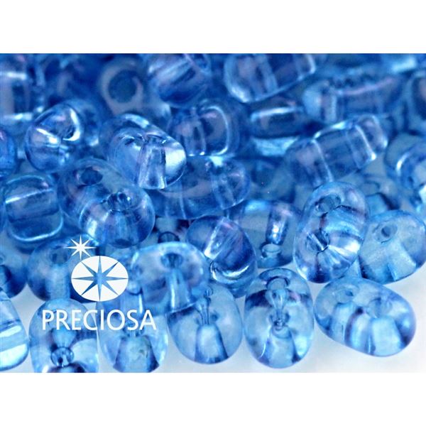 Preciosa kor�lky TWIN 2,5x5 mm Modr� (01132) 10 g