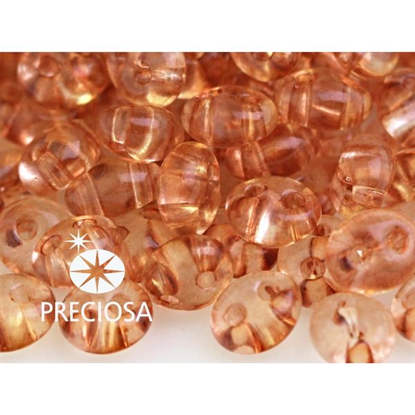 Preciosa kor�lky TWIN 2,5x5 mm Hn�d� (01111) 10 g