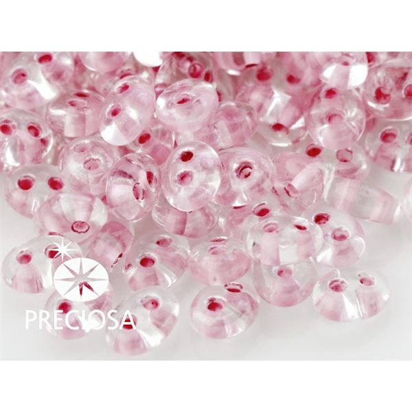 Preciosa kor�lky TWIN 2,5x5 mm R��ov� (38694) 10 g