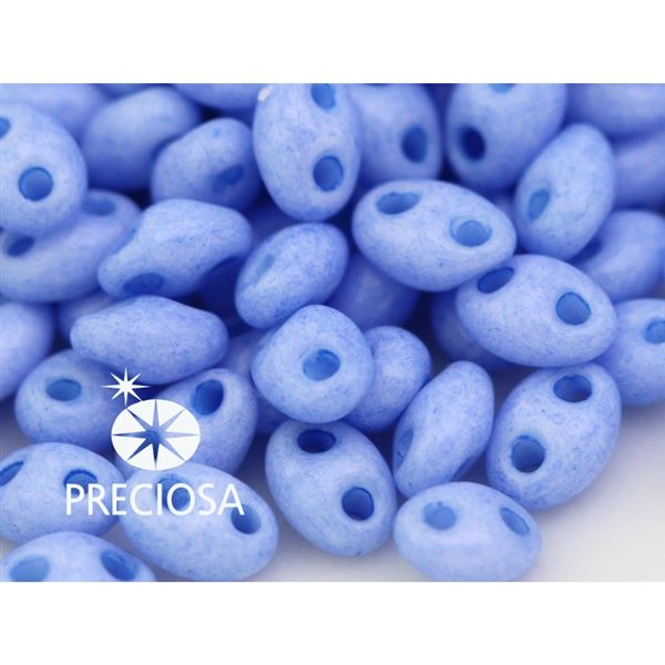 Preciosa korlky TWIN 2,5x5 mm Modr (03131) 10 g