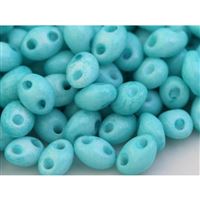 Preciosa korálky TWIN 2,5x5 mm Modrá Tyrkysová (03165) 10 g