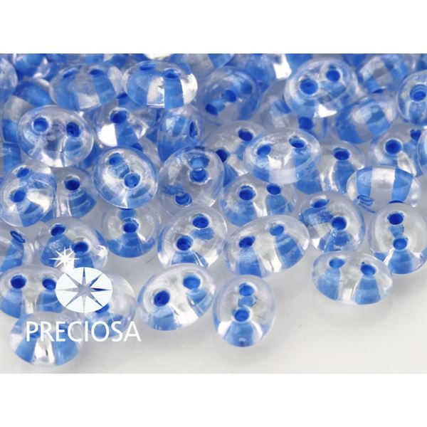 Preciosa kor�lky TWIN 2,5x5 mm Modr� (38636) 10 g