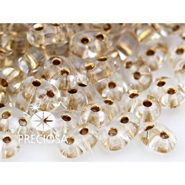 Preciosa kor�lky TWIN 2,5x5 mm Zlat� (68106) 10 g