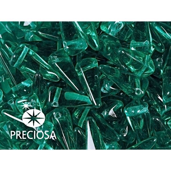 Preciosa VILLA korlky 6x13 mm Zelen (6 ks) 50710