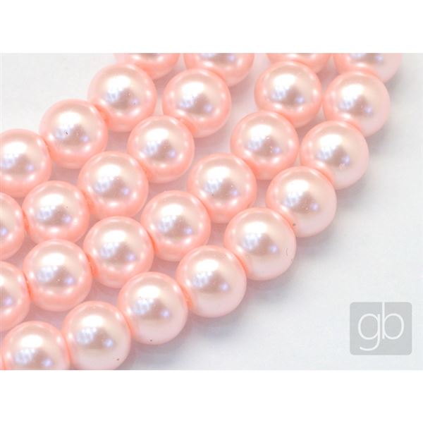 Korálky voskované perly O4 mm Růžová VO4021