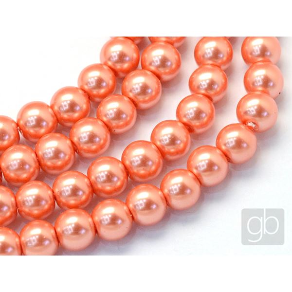 Voskovan� kor�lky perly O6 mm Lososov� VO6024