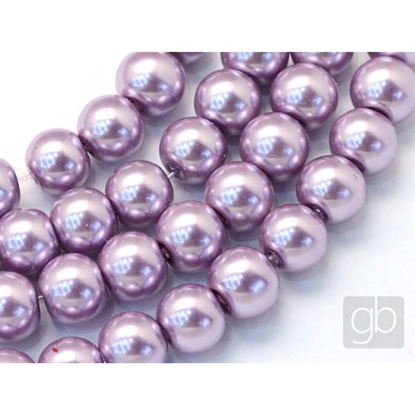 Voskovan� kor�lky perly O6 mm Fialov� VO6027