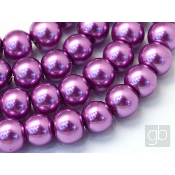 Voskovan� kor�lky perly O6 mm Fialov� VO6031