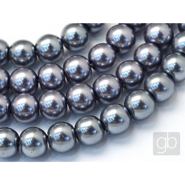 Voskovan� kor�lky perly O6 mm �ed� VOS2