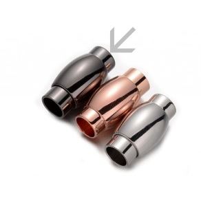 Magnetick zapnn 19,5x10 mm (Otvor 6 mm) Hematit