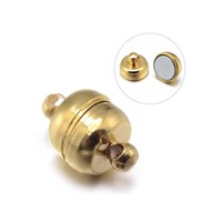 Magnetické zapínání 11x7 mm Zlatá