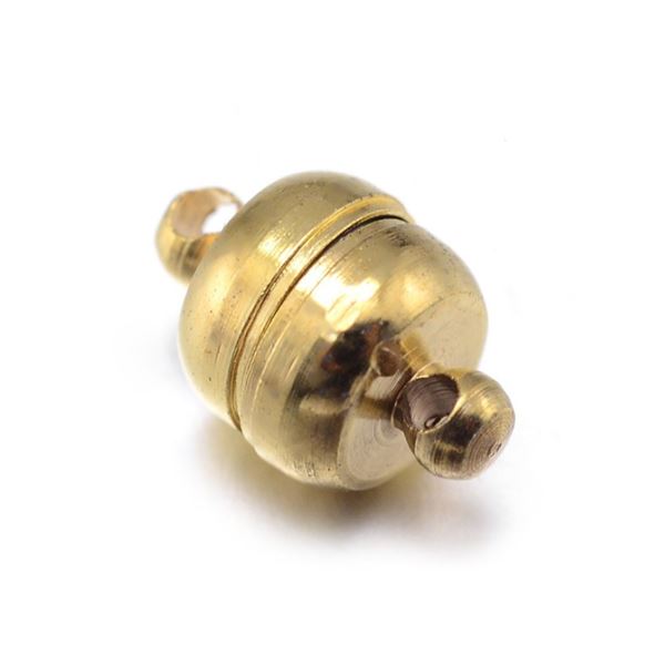 Magnetick zapnn 11x7 mm (oko 1 mm) Zlat