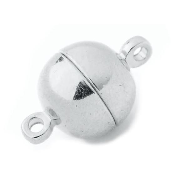 Magnetick zapnn kulat Stbrn