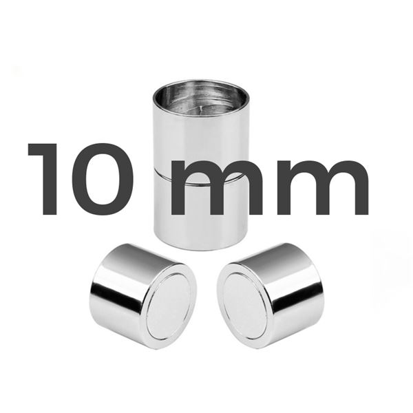 Magnetické zapínání PLATINA Chirurgická ocel 10 mm