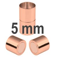 Magnetické zapínání ZLATORَOVÉ Chirurgická ocel 5 mm