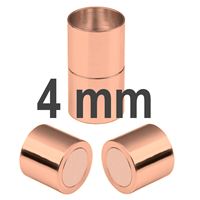 Magnetické zapínání ZLATORَOVÉ Chirurgická ocel 4 mm