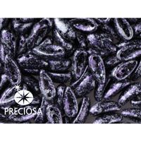 PRECIOSA Chilli 4x11 mm 15 ks erná+fialová (23980-45710) CHIL114