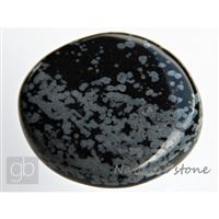 Obsidian oblákový - placka (41,2x38,9x10,8 mm)  