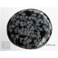 Obsidian oblákový - placka (39,7x39x9,5 mm) 