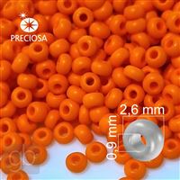 Preciosa rokajl 9/0 2,6 mm Oranová MATT (93140) 20 g